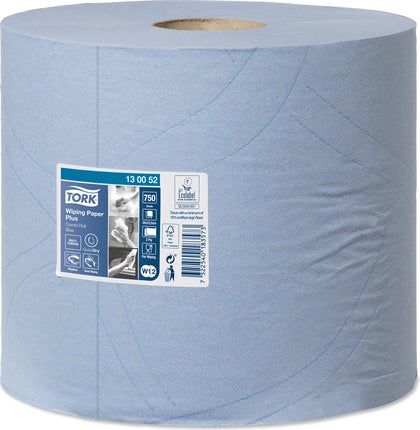 Avtorkningspapper Plus Tork W1/W2 Blå 2 st/fp