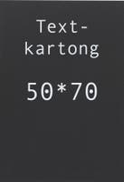Kartong 50x70 cm svart 10 st/fp