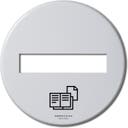 Lock papper vit