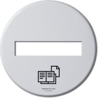 Lock papper vit