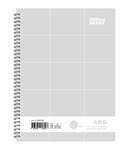 Kollegieblock Grey A5 rutat