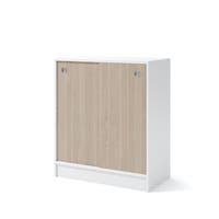Skåp 805 x 415 x 925 mm Vit/Vit ask