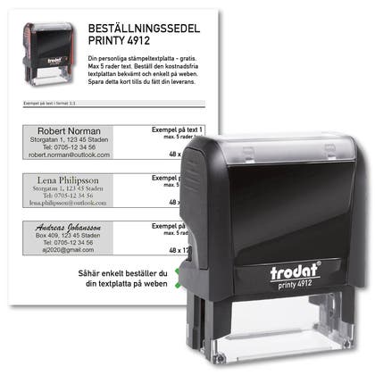 Beställningsstämpel Trodat 4912