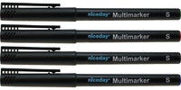 Märkpenna Niceday superfine permanent 4-set