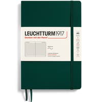 Anteckningsbok A5 soft linjerad Forest green