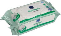 Våtservetter oparfymerade, med lock 80/fp