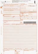 Fraktsedel 1 original + 3 kopior 100 st/fp