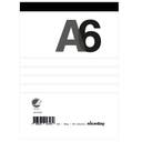 Perforerat block A6 80blad linjerat