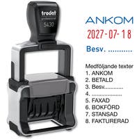 Stämpel Datum/Text Trodat 5430