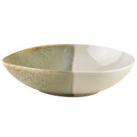 Tallrik djup Soho Verde 22 cm grön/beige