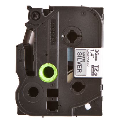 Märkband TZeM961 36 mm svart/matt silver