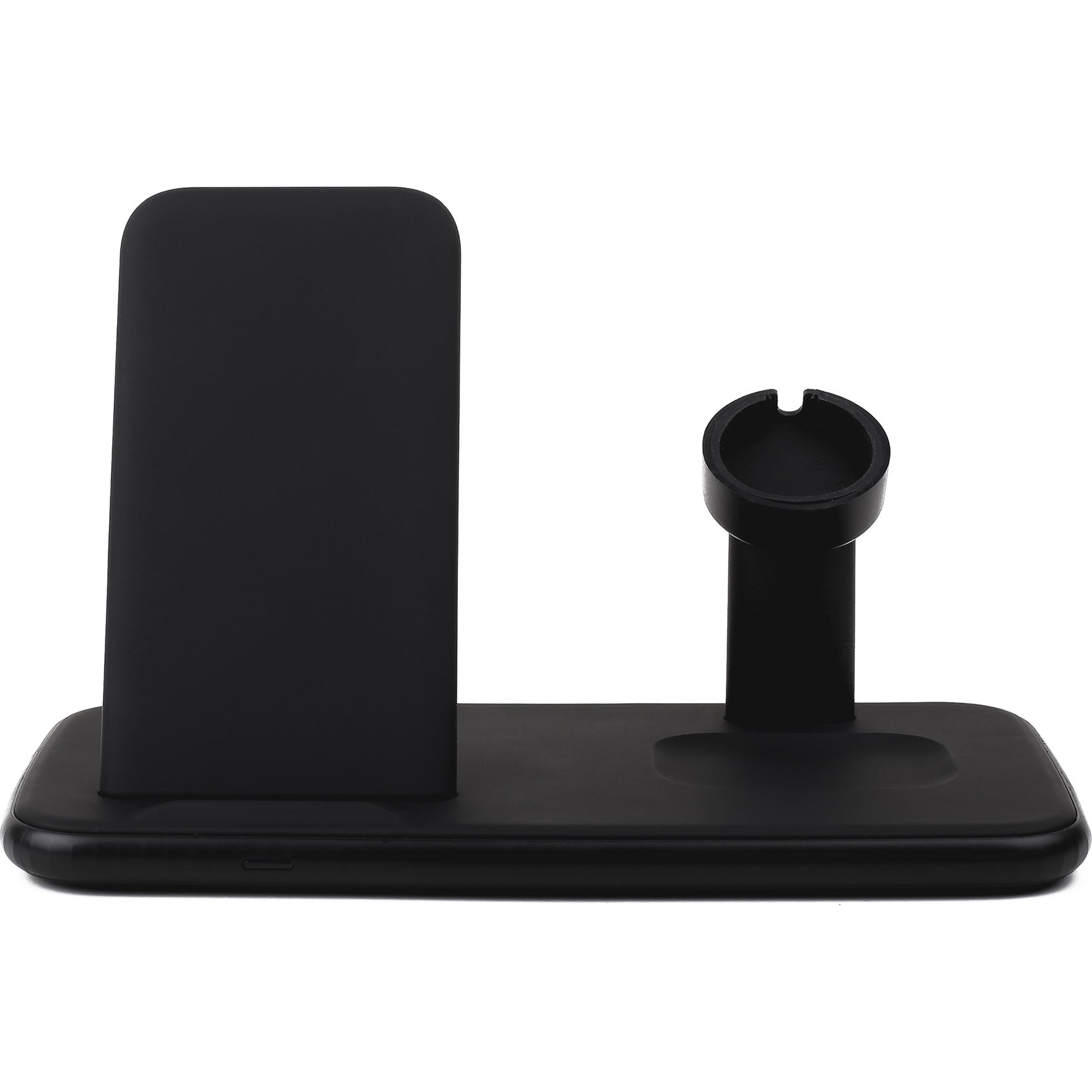 QI Laddare Trippel USB-C Anslutning Mobil/Watch/Airpods Gear Svart