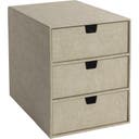 3-lådsbyrå Bigso Ingrid canvas linen