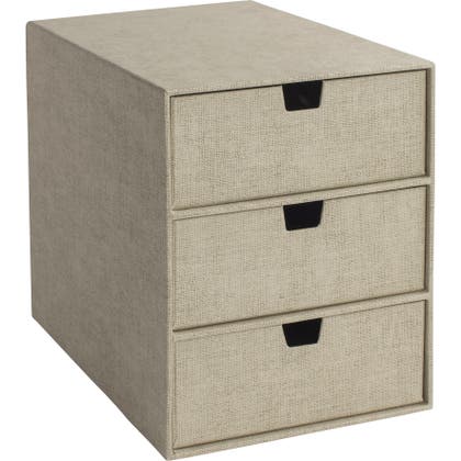 3-lådsbyrå Bigso Ingrid Canvas