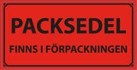 Varningsetikett Packsedel 1000/rl
