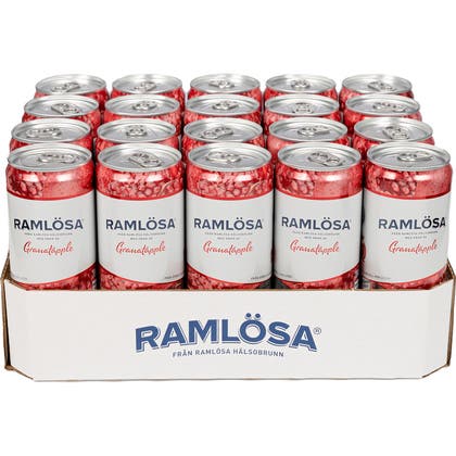 Kolsyrat vatten Ramlösa Granatäpple 33 cl inkl pant