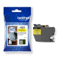 Bläckpatron Brother LC422 gul 550 sidor