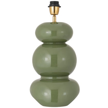 Bordslampfot Becca H39 metall djungelgrön