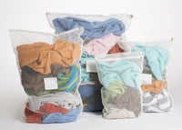 Tvättnät 75 x 100 cm vit blixtlås