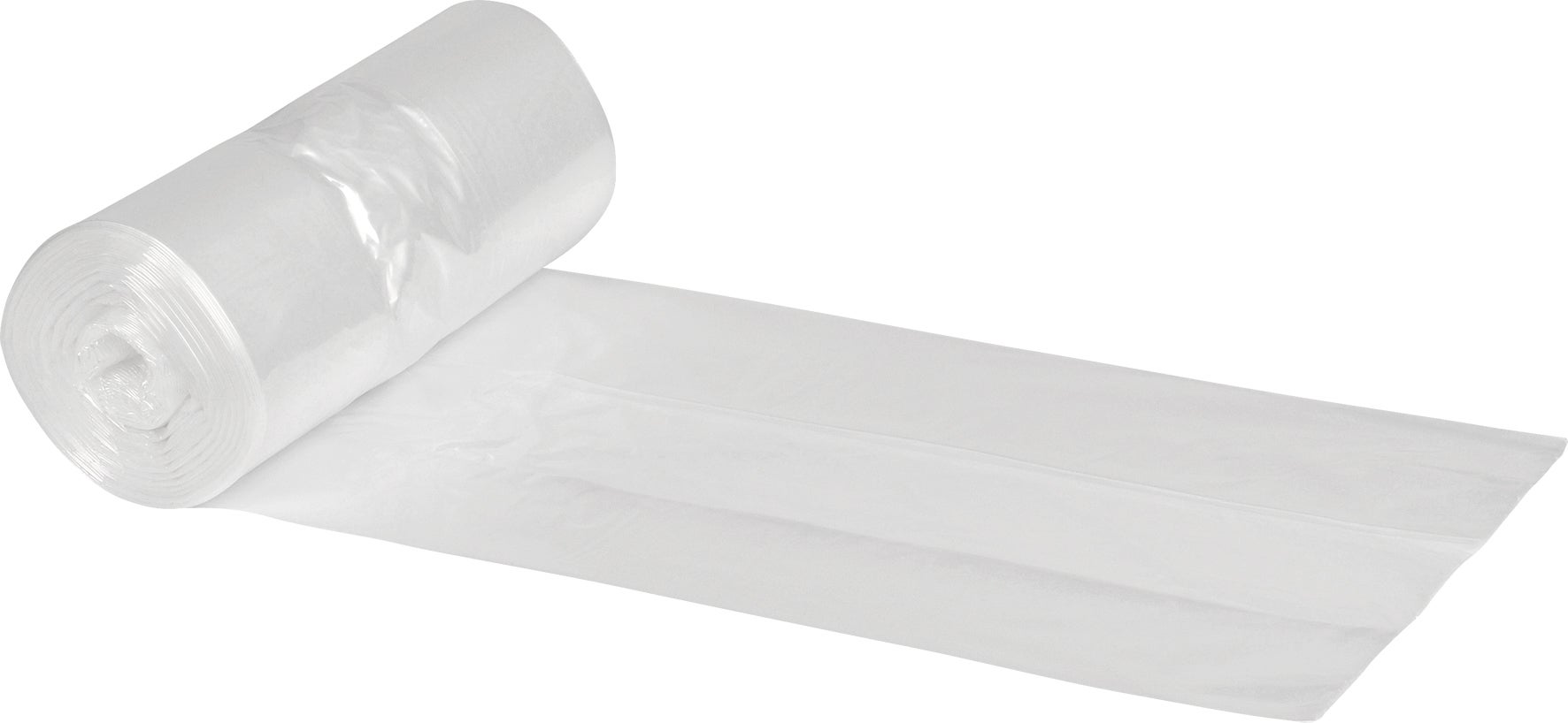 Avfallspåse/papperskorg 60 x 60 cm 40 liter transparent 50 st/rulle