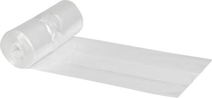 Avfallspåse/papperskorg 60 x 60 cm 40 liter transparent 50 st/rulle