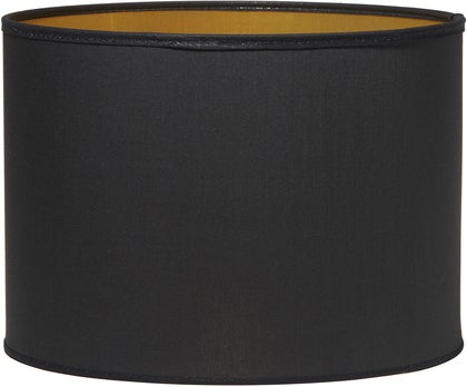 Lampskärm Met Sara Svart / Guld 35 cm