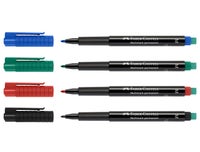 Märkpenna Faber Castell Medium permanent 4 st/fp