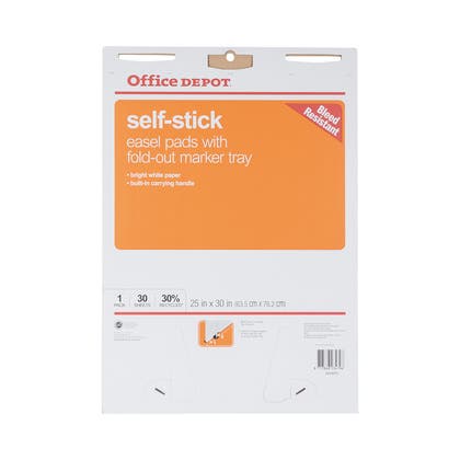 Blädderblock Självhäftande Olinjerat Office Depot