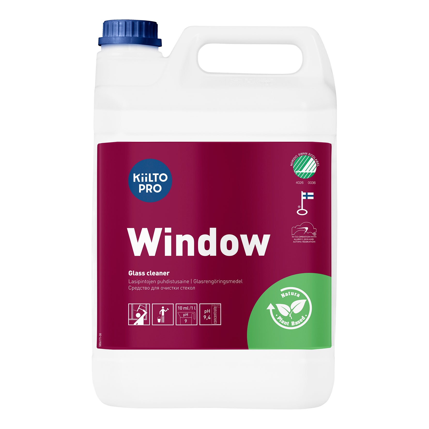 Fönsterputs Window Spurt 5 liter