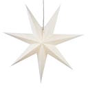 Adventsstjärna papper Frozen 100 cm vit