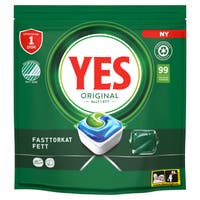 Diskmaskinstabletter YES All in One 99-pack