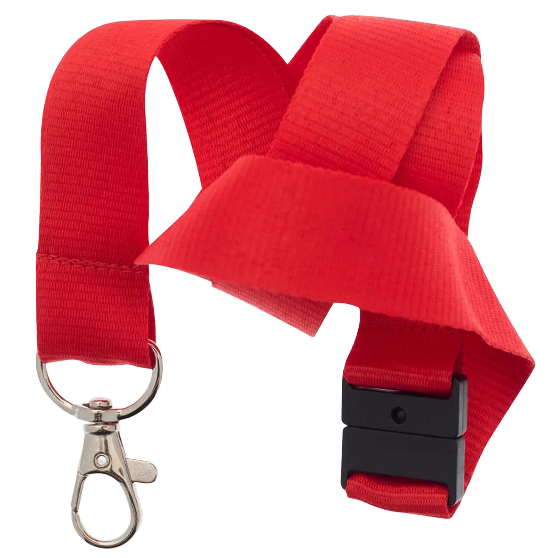 Nyckelband karbinkrok röd