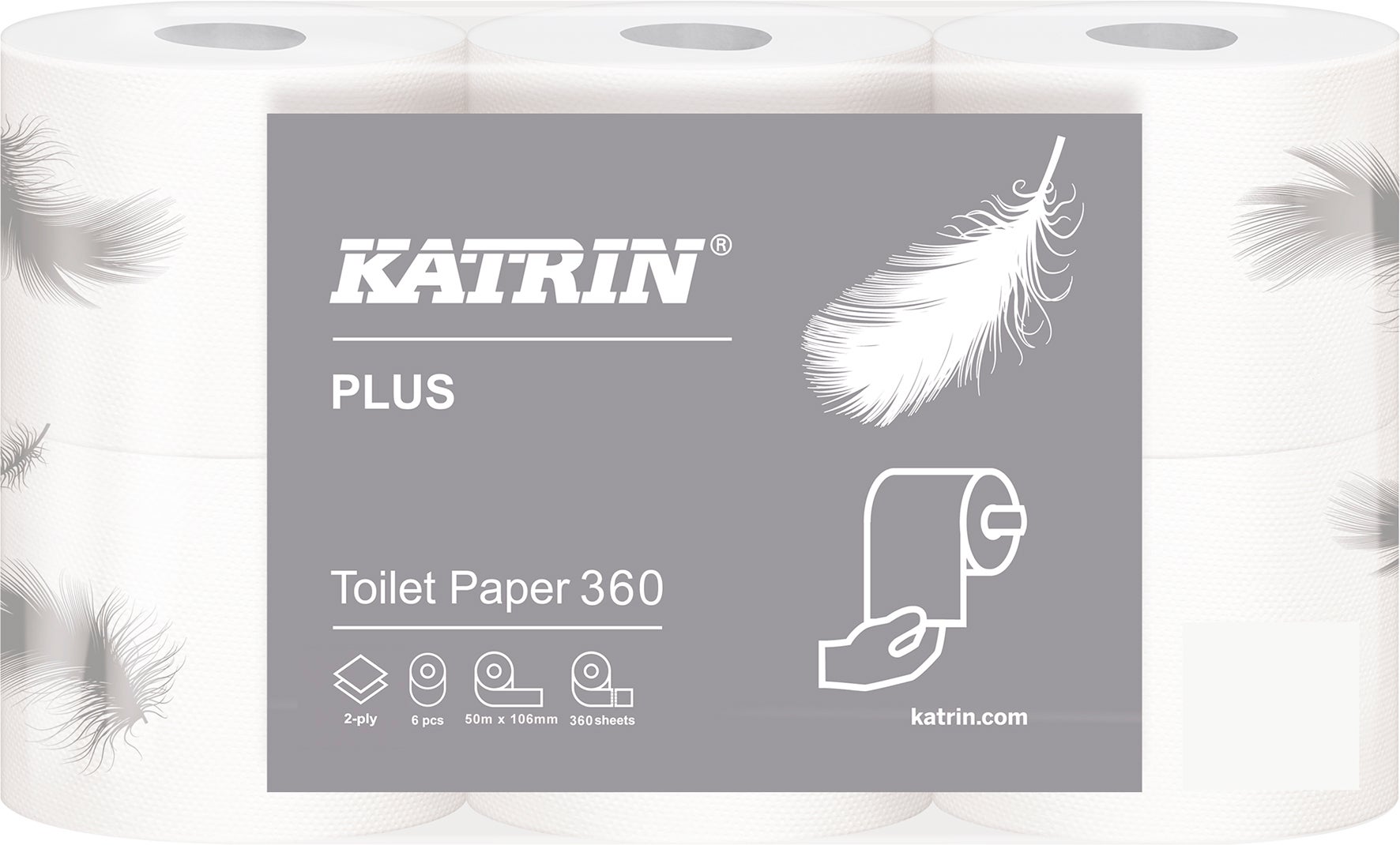 Toalettpapper Plus Toilet 360 Katrin