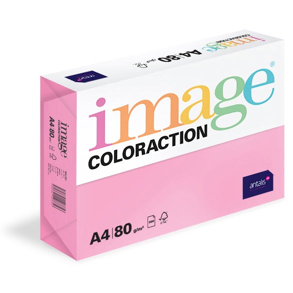 Färgat kopieringspapper Image A4 80 g Neon 500 st/fp