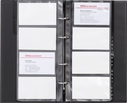 Visitkortspärm A–Z