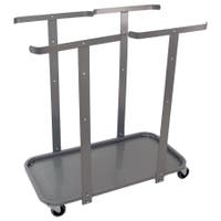 Säckvagn Stabil 2x125 liter Zink