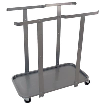 Säckvagn Stabil 2x125 liter Zink