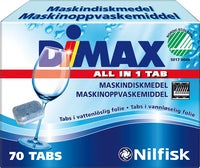 Maskindiskmedel tablett Dimax 70 st/fp
