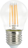LED Filament klotlampa E27 4,5W dimbar