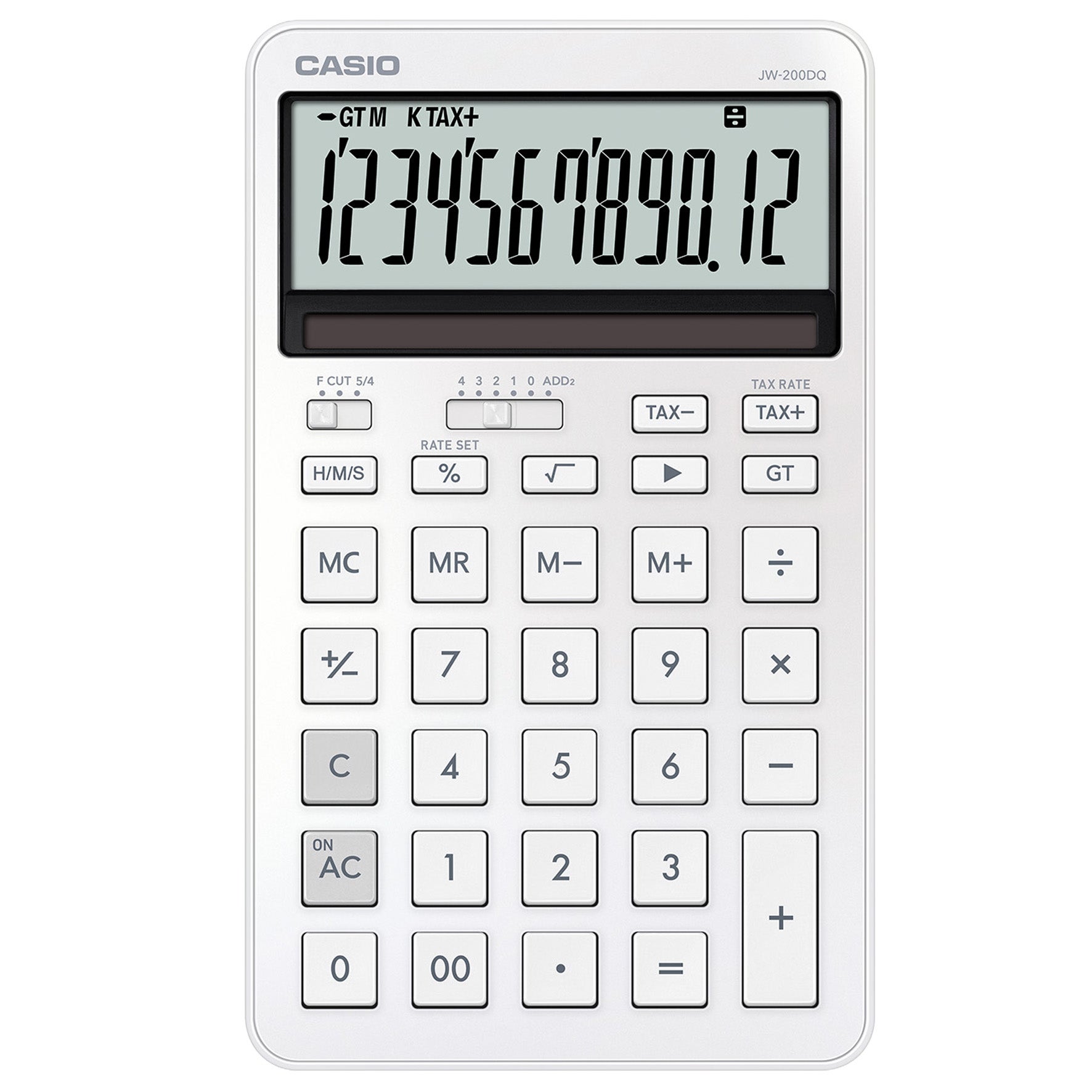 Bordsräknare Casio JW-200DQ vit