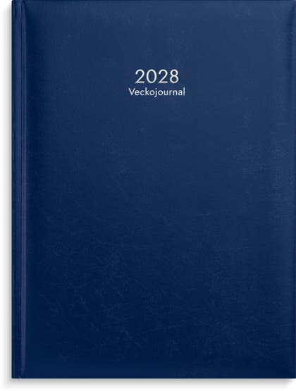 Veckojournal 2028 konstläder Burde