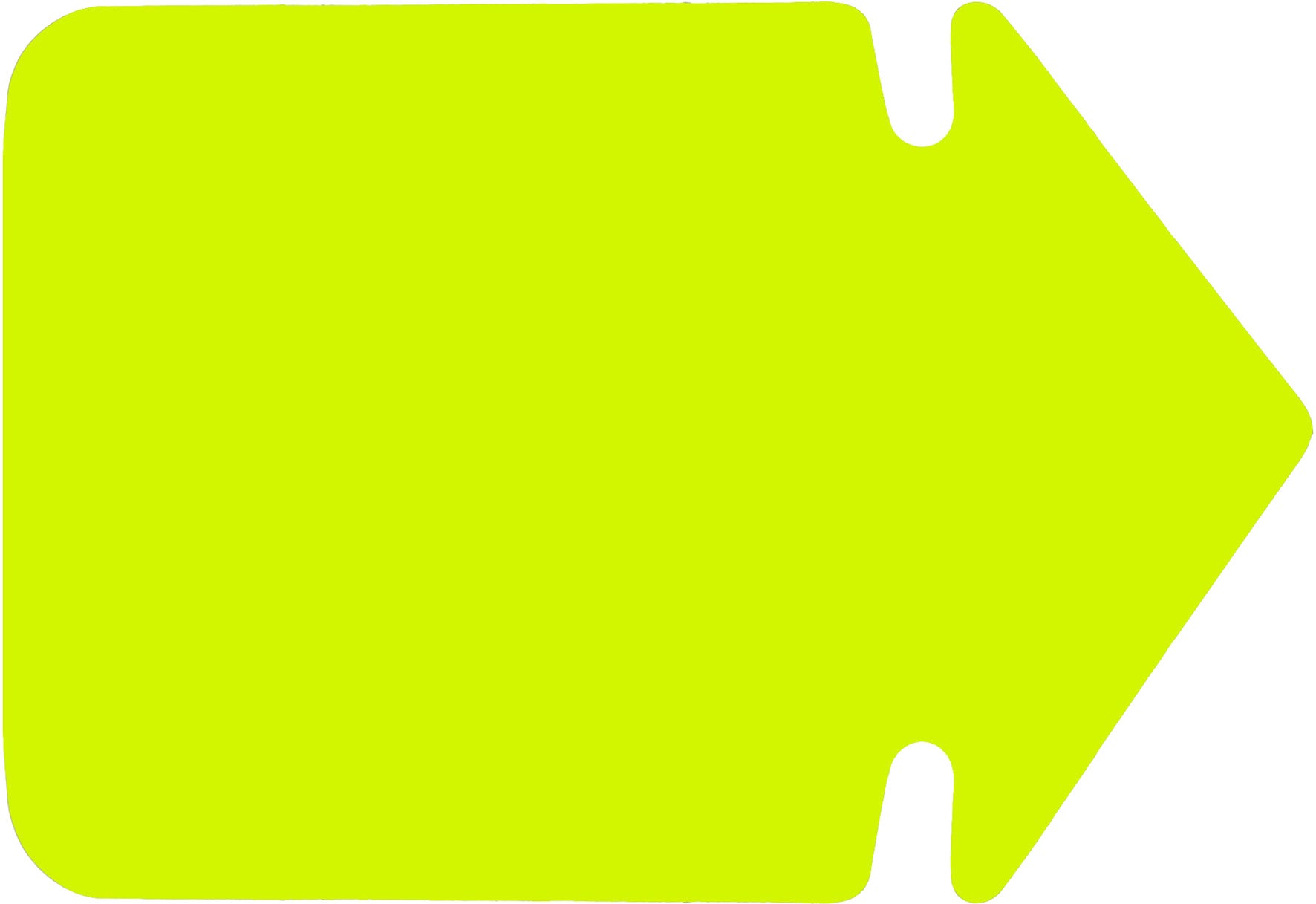 Pil 230 x 165 mm flour gul 25 st/fp