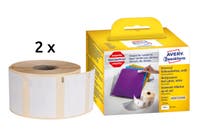 Etikett Avery 57 x 32 mm 1000 st/fp