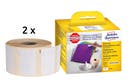 Etikett Avery 57 x 32 mm 1000 st/fp