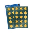 Stickers stjärnor guld 30/fp
