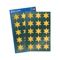 Stickers stjärnor guld 30/fp