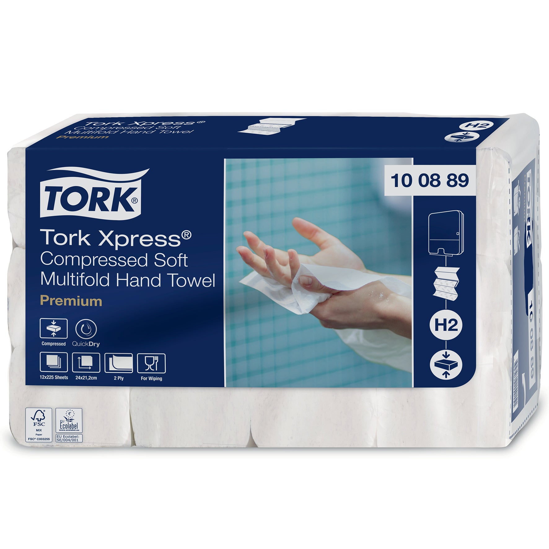 Pappershandduk Tork Xpress® Z Premium Compressed Soft 2700/trp