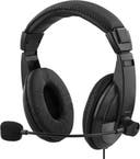 Headset Deltaco HL-57 USB Svart