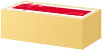 Notis X-Sticky 76x76mm gul 12/fp