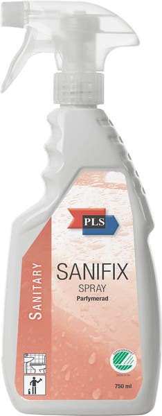Sanitetsrengöringsmedel PLS Sanifix surt 750 ml spray